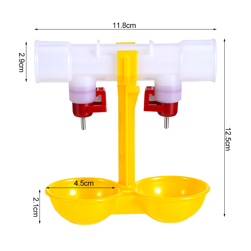 Chicken Nipple Drinker - 10/20/30 pz. Abbeveratoio Automatico a Doppia