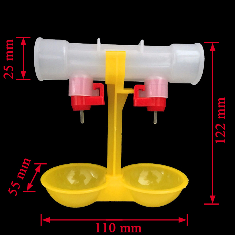 Pollo waterer doppio capezzolo - Chicken Nipple Drinker recensione e prezzo