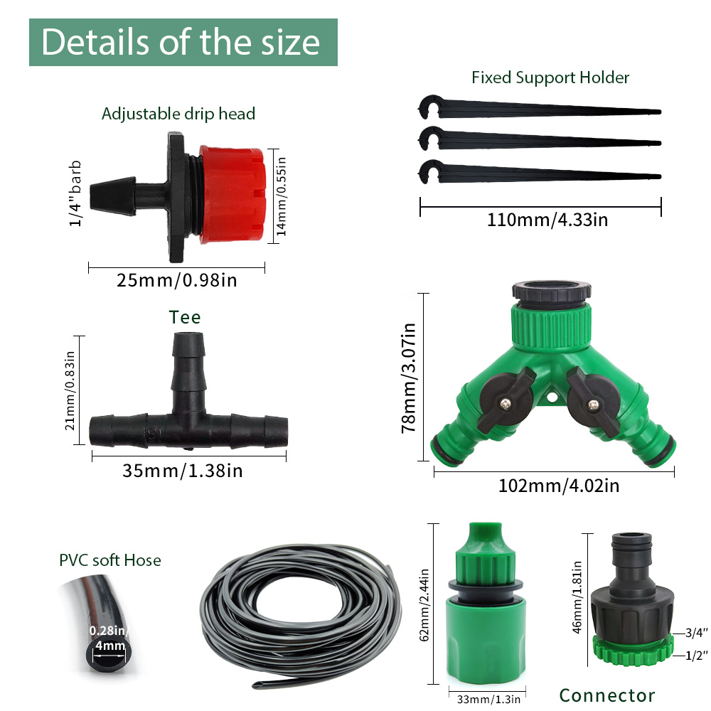 Serra 15M-30M sistema di irrig - Irrigation Drip Tape recensione e prezzo