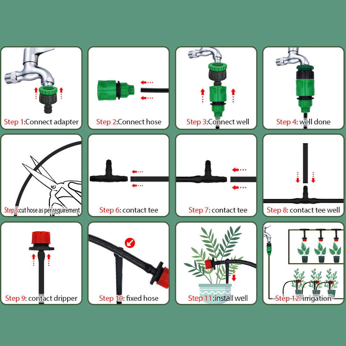 Serra 15M-30M sistema di irrig - Irrigation Drip Tape recensione e prezzo