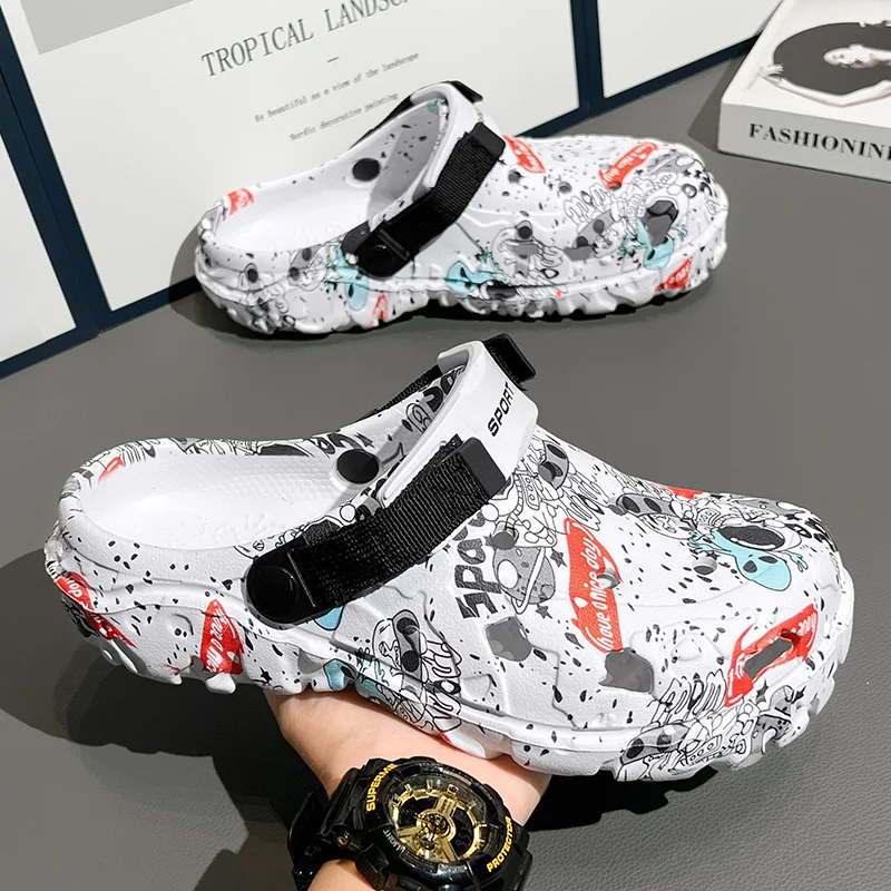 Scarpe da Uomo, Ciabatte, Sand - Farming And Agriculture recensione e prezzo